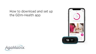 Agamatrix WaveSense JAZZ WIRELESS meter  How to download and set up the GDmHealth app [upl. by Feldt]