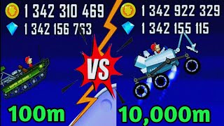 Super Offroad VS Moon Lander in Hill Climb Raceing 💯 Hill Climb Raceing world record vira [upl. by Tarra]