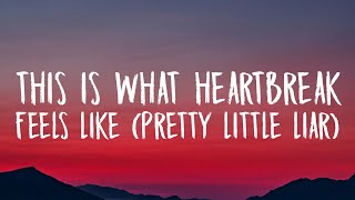 JVKE  this is what heartbreak feels like pretty little liar Lyrics [upl. by Monda981]