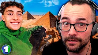 REACCIÓN a la VUELTA al MUNDO de PLEX 🌎 PIRÁMIDES de EGIPTO 🇪🇬 Xokas [upl. by Algy35]