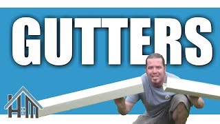 How to install replace gutters by yourself Easy Home Mender [upl. by Ylirama769]