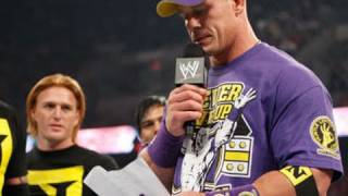 Raw Wade Barrett officially welcomes John Cena to The Nexus [upl. by Eibbed]