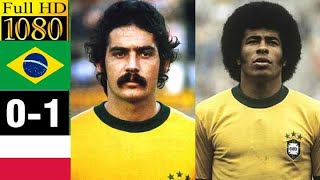 Poland 1 x 0 Brazil Rivelino Jairzinho Pelé ●1974 World Cup Extended Goals amp Highlights [upl. by Nosnej503]