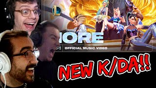 UK Trio Reacts to KDA  MORE Official Music Video [upl. by Mariel]