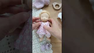 7 inch 18 cm Waldorf baby doll waldorfdoll handmadedoll ragdoll steinerdoll softdoll [upl. by Noland]