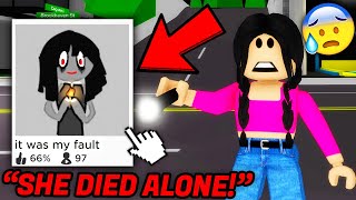 The CREEPIEST ROBLOX GAMES with the WORST SECRETS on BROOKHAVEN [upl. by Cynera]