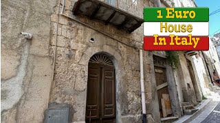 1 Euro House Tour In Mussomeli Sicily A Hidden Gem In The Mediterranean [upl. by Rik18]