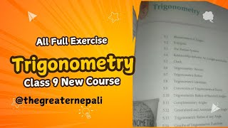 Full exercise of TrigonometryClass 9 full youtubevideo  frist educational video watch and learn [upl. by Kelbee]