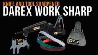 Darex Work Sharp Knife and Tool Sharpener  Tutorial [upl. by Nauq]