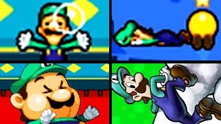 All Luigi Funny Reactions in Mario amp Luigi Bowsers Inside Story Cutscenes Movie 2018 [upl. by Anirahs590]