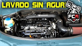 COMO LAVAR BIEN EL MOTOR DEL AUTO SIN AGUA QUEDA COMO NUEVO [upl. by Eirallih]