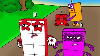 Lets teach a lesson to the person who made Numberblocks 1 cry  Numberblocks fanmade coloring story [upl. by Otero21]