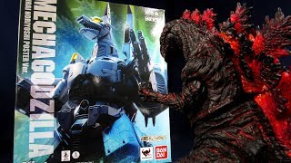 Tamashii Mix SH MonsterArts MechaGodzilla Ohrai Noriyoshi Poster Color Ver Unboxing [upl. by Jaban]