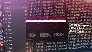 New Discord Nuker 2022  SacredV1 showcase  Spam Everyone  Mass ban tool  FASTEST NUKER EVER [upl. by Kreit]
