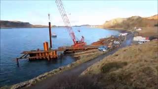 Gallanach amp Kerrera Slipway and Breakwater Improvements Time Lapse Film HD [upl. by Netnilc]