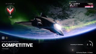 Destiny 2  Mid level Competitive Action Silver II [upl. by Wycoff]