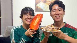 멕시코🇲🇽에서 인사드립니다 타코 준비 완료🌮🌮 [upl. by Llenart]