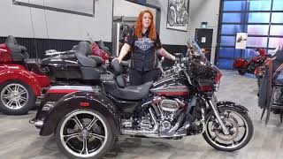 2020 CVO Tri Glide walkaround with Kat [upl. by Gothard198]