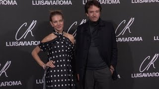 Natalia Vodianova and Antoine Arnault at the CR Fashion Book x LuisaViaRoma Photocall in Paris [upl. by Paynter]