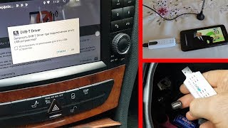 Digital USB TV Tuner DVBT2 FM For Android and PC in the Car  DVBT2 USB 2 Russia and Europe [upl. by Phene]