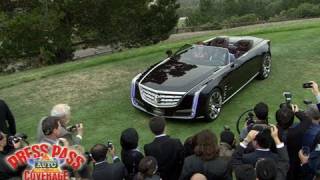 Cadillac Introduces Ciel and Converj ELR at Pebble Beach [upl. by Ahsaetan524]