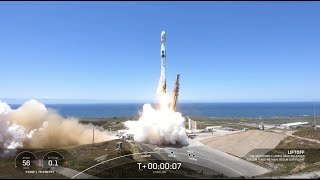 SpaceX launches new Starlink batch from Vandenberg nails landing [upl. by Welker]