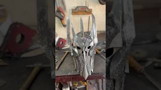 Making Sauron helmet… lotr sauron artwork lordoftherings tolkien [upl. by Livingston]