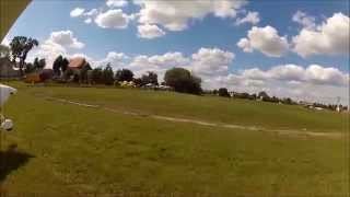 20130815  Pipistrel Virus STOL very short landing 90m and take off 160 m [upl. by Zarihs696]