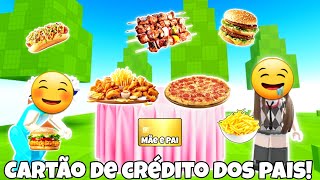 História Roblox  Os Filhos Que Compraram Lanches Com O Cartão Dos Pais [upl. by Holbrook259]