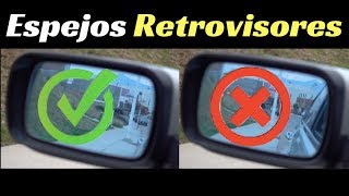 ESPEJOS RETROVISORES Cómo alinearlos para evitar el punto ciego Velocidad Total [upl. by Yeblehs29]