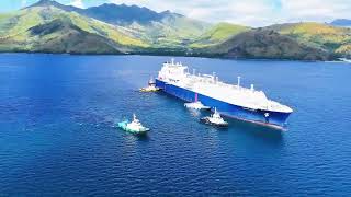 Ship to Ship docking mt Gaslog Greece amp mt BW Batangas [upl. by Viridis]