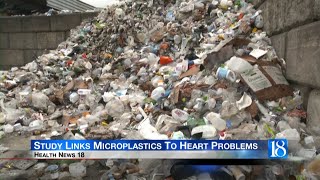 Health News 18 Study Links Microplastics To Heart Problems [upl. by Elpmet]