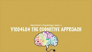 ALevel Psychology AQA The Cognitive Approach [upl. by Razid849]