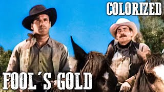 Hopalong Cassidy  Fools Gold  EP08  COLORIZED  Full Series  Cowboys [upl. by Irena]