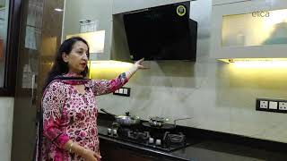 Mrs Isha New Delhi sharing her Elica Chimney Experience [upl. by Serge]