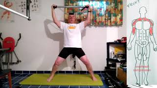 Bullworker newbie  restart workout 1  10 sec hold  essential exercises [upl. by Nalepka]