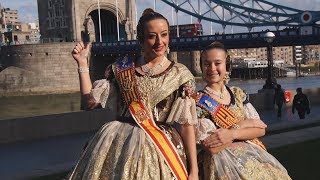 EXTRA FALLAS 2018  Londres  Falleras Mayores de València [upl. by Sonnnie923]