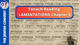 Lamentations Chapter 5  Tanach Reading in Hebrew with English Translation  BIBLE STUDY [upl. by Alyce]