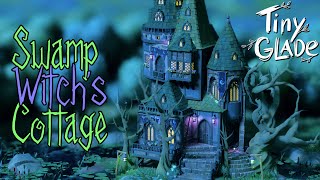 The Swamp Witchs Cottage  Full build  Tiny Glade Longplay ASMR  No commentary [upl. by Eiramacissej]