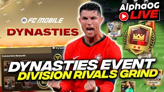 🔴FC MOBILE LIVE DYNASTIES EVENT IS HERE🤩 DIV RIV GRIND AND REWARDS🔥 fifamobile fcmobile [upl. by Rogozen145]