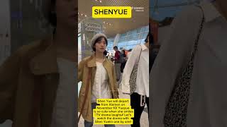 ShenYue will depart from Xiamen on November 10 Yueyue is so cute when she smiles TV drama laughs [upl. by Yonah64]