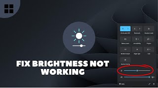 How to Fix Brightness Not Working on Windows 11 PC [upl. by Neva580]