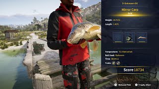 Mirror Carp Location Challenge 3  Gear Challenge 2  Location And More  COTW  The Angler [upl. by Aicirtam]