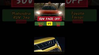 XUV 3xo vs Taisor  Mahindra XUV 3xo vs Toyota Urban Cruiser Taisor Comparison [upl. by Wolfgang]