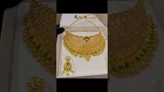 Gold necklace design new model 2024 foryou shorts necklace voumikjewellers [upl. by Jania]