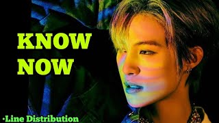 NCT U  KNOW NOW Line Distribution [upl. by Stauffer]