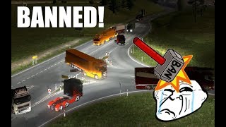 ETS2MP Admin Gameplay amp Ban Compilation E04 A Disorderly Intersection [upl. by Anyela]