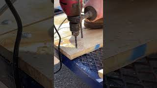 Drilling trailer bolt holes [upl. by Quiteris173]