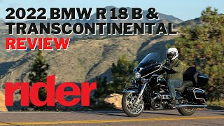 2022 BMW R 18 B  R 18 Transcontinental Review [upl. by Niwroc]