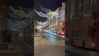 Christmas lights 2024 London United Kingdom merrychristmas christmas music shortvideo shorts [upl. by Kaitlyn]